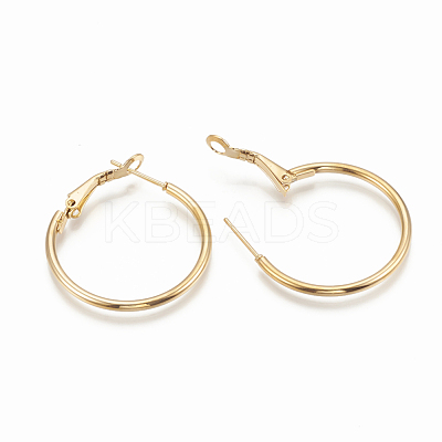 304 Stainless Steel Hoop Earrings STAS-S078-08-50mm-1