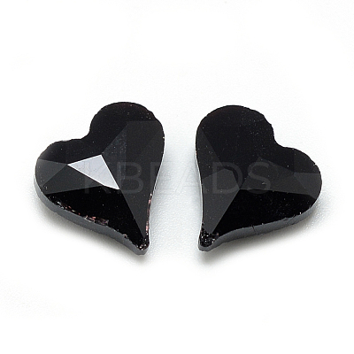 Pointed Back Glass Rhinestone Cabochons RGLA-T031-12x13mm-23-1