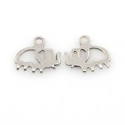 Tarnish Resistant 201 Stainless Steel Animal Charms STAS-J014-14-1