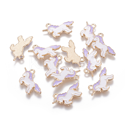 Alloy Enamel Pendants ENAM-G124-03C-1