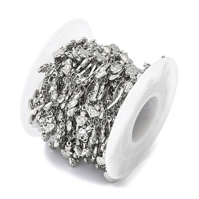 304 Stainless Steel Bar Link Chains CHS-G043-07A-P-1