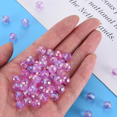 Transparent Acrylic Beads MACR-S373-64-C01-1