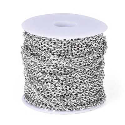 Tarnish Resistant 304 Stainless Steel Cable Chains STAS-O076-13-1