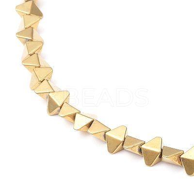 Electroplate Synthetic Non-magnetic Hematite Beads Strands G-F740-03A-1