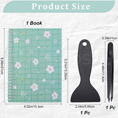 Sticker Collecting Loose-leaf A5 Spiral Bound Notebook AJEW-CP0007-84E-1