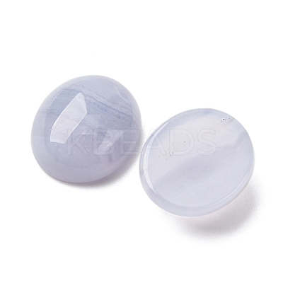 Natural Blue Lace Agate Cabochons G-I363-01E-1