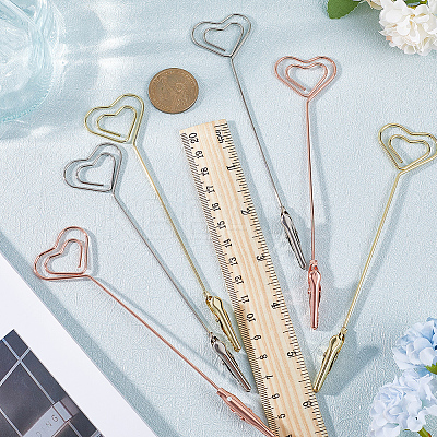 6Pcs 3 Colors Iron Alligator Clips AJEW-SC0002-27-1