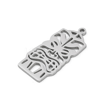 304 Stainless Steel Pendants LS-STAS-U041-03B-P-1