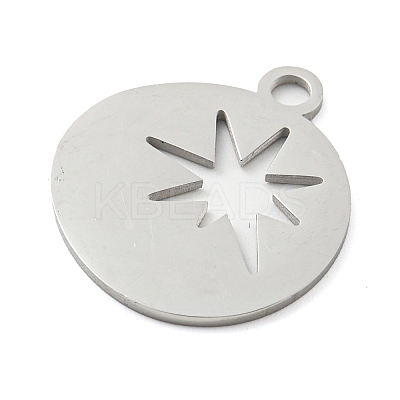 Non-Tarnish 304 Stainless Steel Pendants STAS-B056-26P-03-1