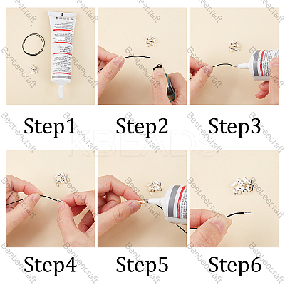 90Pcs 3 Style Brass Cord Ends KK-BBC0003-57S-1