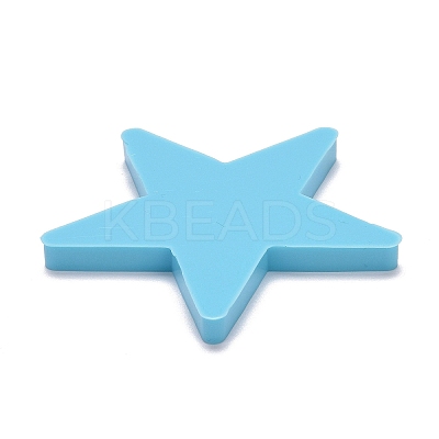Star with USA Flag Pendant Silicone Molds LS-DIY-M034-27-1