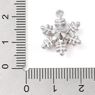Alloy with Rhinestone Pendants ALRI-U001-02D-02-1
