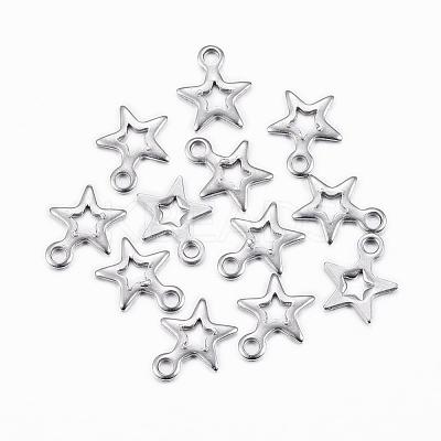 Tarnish Resistant 304 Stainless Steel Charms STAS-H392-01P-1