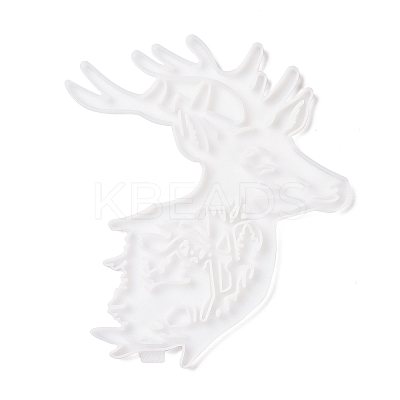 Christmas Reindeer Pendant Silicone Molds LS-DIY-K051-11-1
