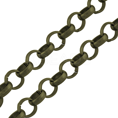 Iron Rolo Chains CHT038Y-10mm-AB-FF-1