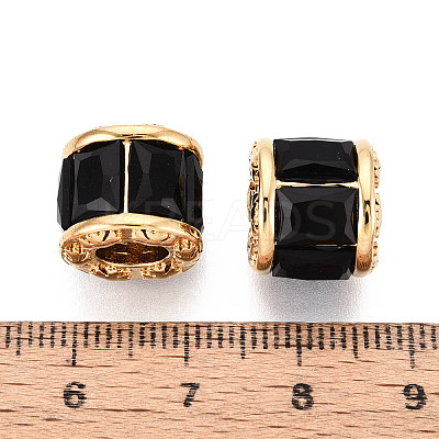 304 Stainless Steel and Glass Charms STAS-T071-04A-G-1