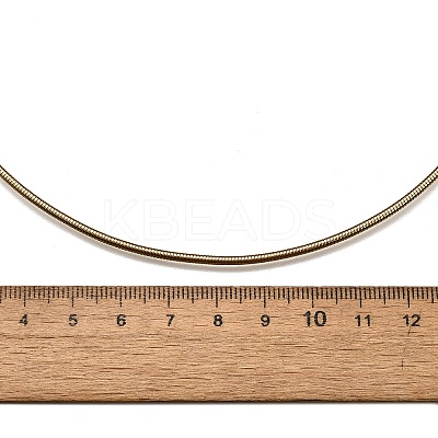 Casual Style 304 Stainless Steel Snake Chain Choker Necklaces STAS-O037-05G-1