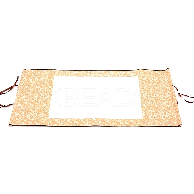 Polyester Horizontal Painted Scroll LS-AJEW-WH0230-78D-1