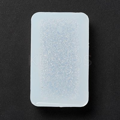 Imitation Embedded Rhinestone Rectangle Pendant Silicone Molds DIY-I090-11-1
