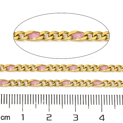 Ion Plating(IP) 304 Stainless Steel Enamel Chains CHS-Q005-06G-04-1