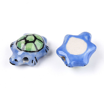 Handmade Porcelain Beads PORC-T133-15B-1