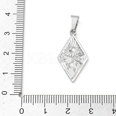 304 Stainless Steel Pendants SA-CBA34D4-07P-1