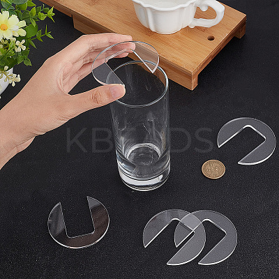 16Pcs Acrylic Blank Tumbler Topper TACR-BC0001-14-1