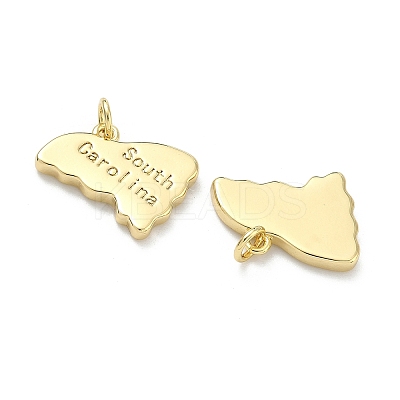 Brass Pendants KK-D229-22P-G-1