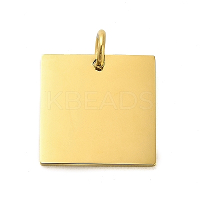 304 Stainless Steel Pendants STAS-L022-113G-1