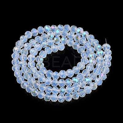 Electroplate Glass Beads Strands EGLA-A044-J4mm-L06-1
