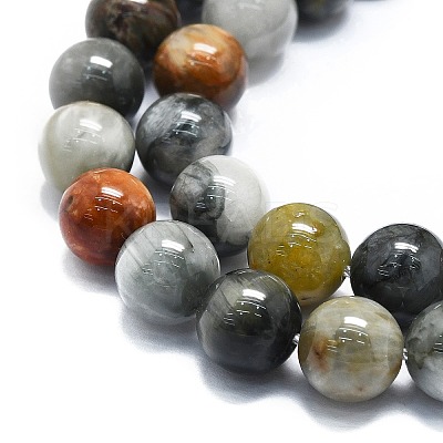 Natural Eagle Eye Stone Beads Strands G-K245-A09-05-1