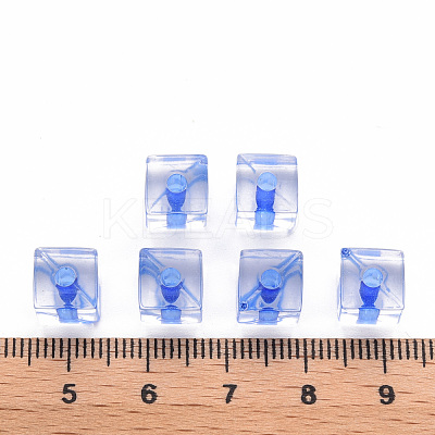 Transparent Acrylic Beads TACR-S154-12A-86-1