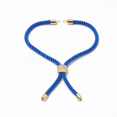 Nylon Twisted Cord Bracelet Making MAK-T003-03G-1