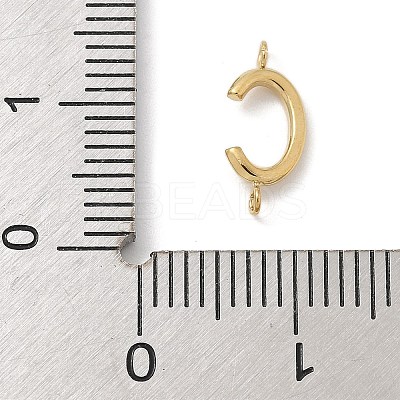 304 Stainless Steel Letter Connector Charms STAS-M108-01G-03-1
