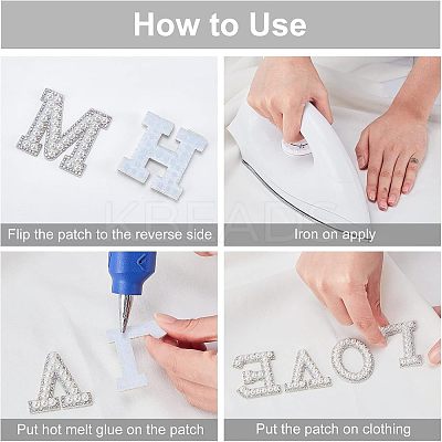 Computerized Embroidery Cloth Iron On/Sew On Patches DIY-WH0224-33-1