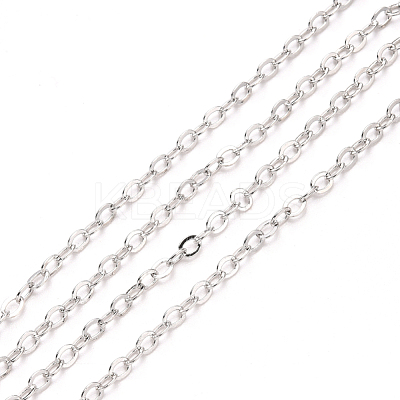Brass Cable Chains CHC-T008-06A-P-1