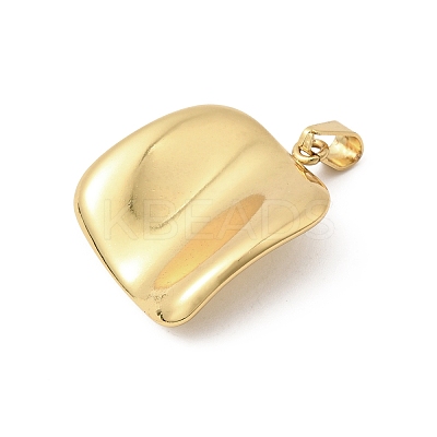 304 Stainless Steel Textured Pendants STAS-C163-05A-G-1
