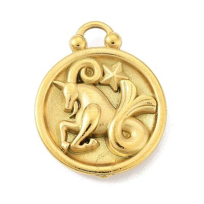 Real 18K Gold Plated Tone 304 Stainless Steel Pendants STAS-K291-01G-03-1