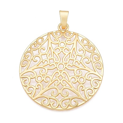 Plating Alloy Big Pendants PALLOY-T090-17G-1