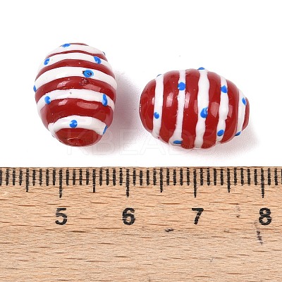 Glass Imitation Jade Beads GLAA-L051-02F-1