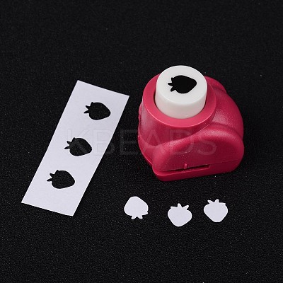 Random Single Color or Random Mixed Color Mini Plastic Craft Paper Punch Sets for Scrapbooking & Paper Crafts LS-AJEW-L051-16-1