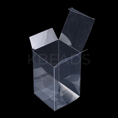 Rectangle Transparent Plastic PVC Box Gift Packaging CON-F013-01I-1