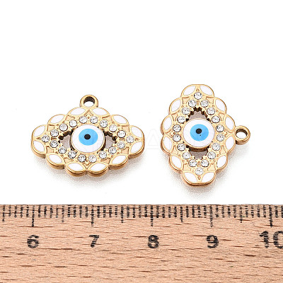304 Stainless Steel Rhinestone Pendants STAS-N110-49A-G-1