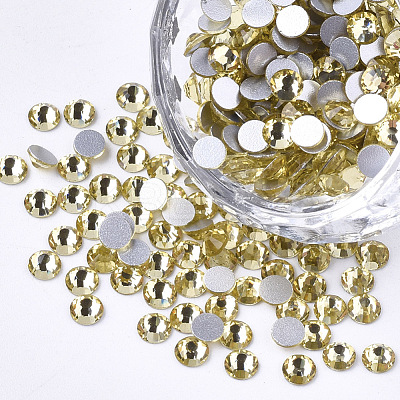 Glass Flat Back Rhinestone Cabochons RGLA-S002-20SS-34-1