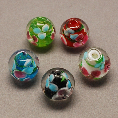 Handmade Lampwork Beads X-LAMP-R103-12mm-M-1