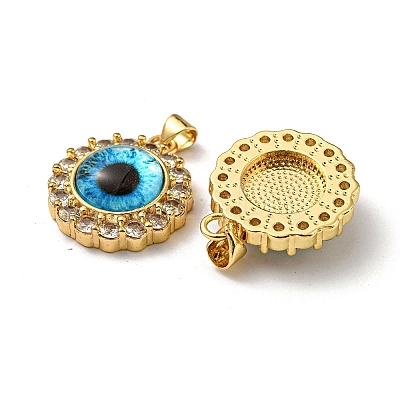Real 18K Gold Plated Brass Pendants KK-L209-008G-05-1