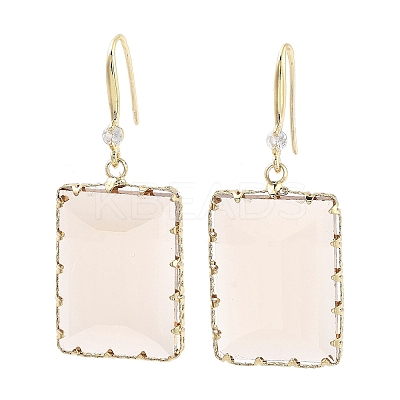 Glass Dangle Earrigns EJEW-Q800-26A-KCG-1