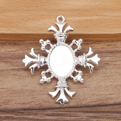 Alloy Cabochon Settings PW-WGAB9EB-12-1