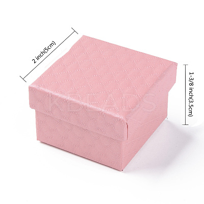 Square Cardboard Ring Boxes CBOX-S020-02-1