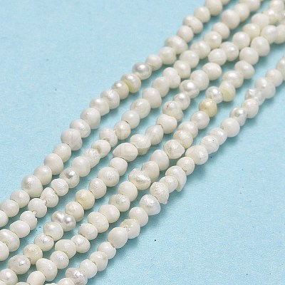 Natural Cultured Freshwater Pearl Beads Strands PEAR-F018-10-1